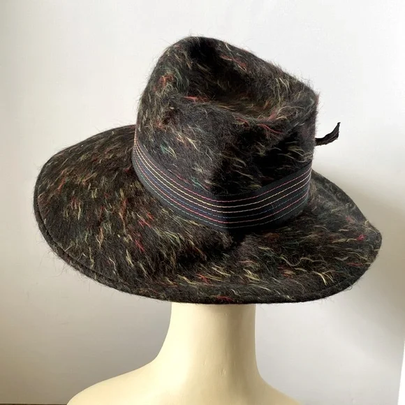 Vintage 60s Blended Felt Ribbon Trim Hat - Picture 3 of 10